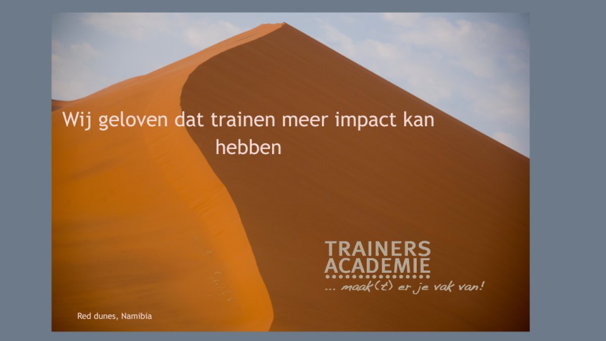 Trainers Academie sfeerbeeld 3